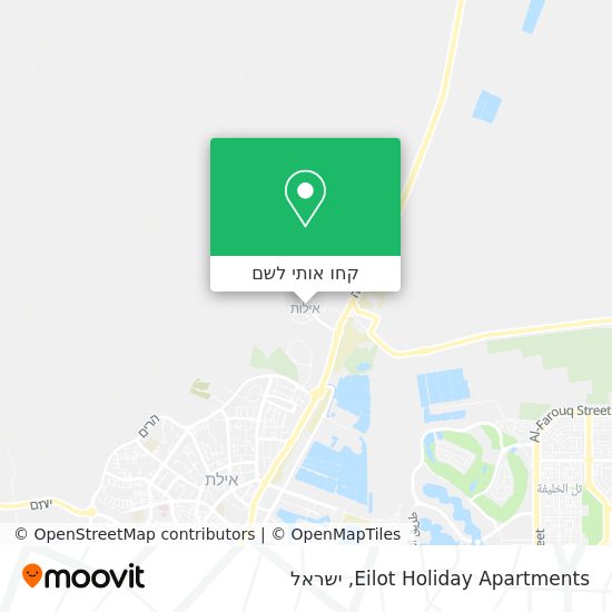 מפת Eilot Holiday Apartments