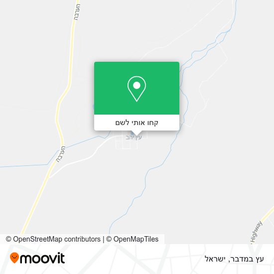 מפת עץ במדבר