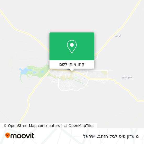 מפת מועדון פיס לגיל הזהב