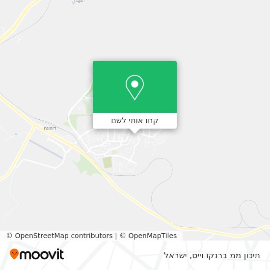 מפת תיכון ממ ברנקו וייס