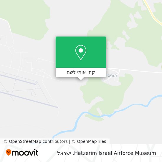 מפת Hatzerim Israel Airforce Museum