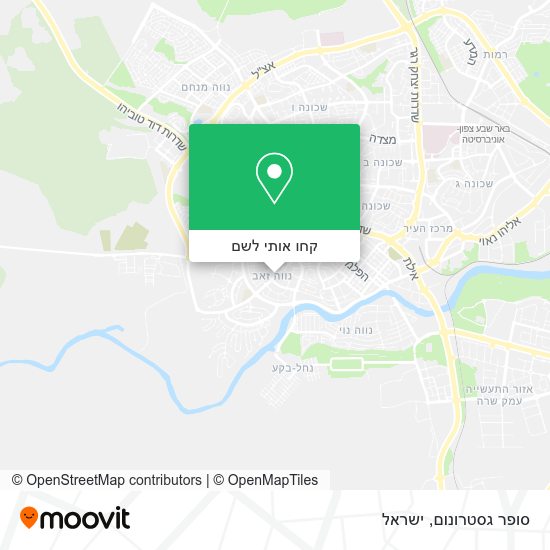 מפת סופר גסטרונום