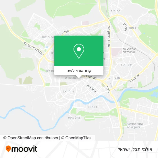 מפת אולמי תבל