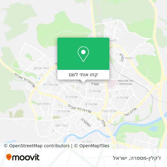 מפת ז'קלין-מספרה