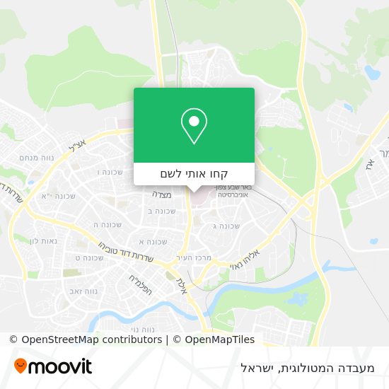 מפת מעבדה המטולוגית