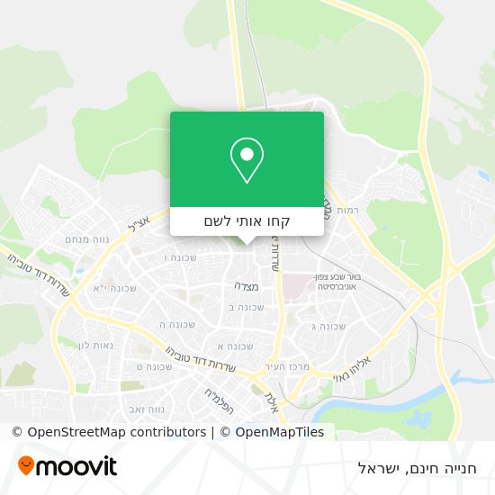 מפת חנייה חינם