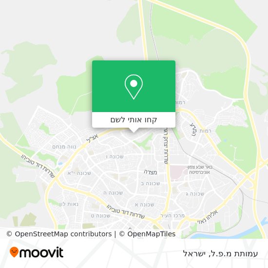 מפת עמותת מ.פ.ל