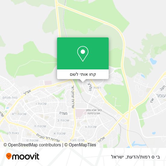 מפת בי ס רמות/הדעת