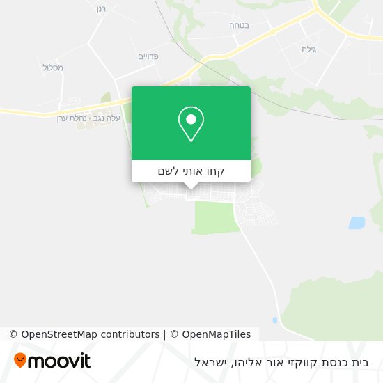 מפת בית כנסת קווקזי אור אליהו