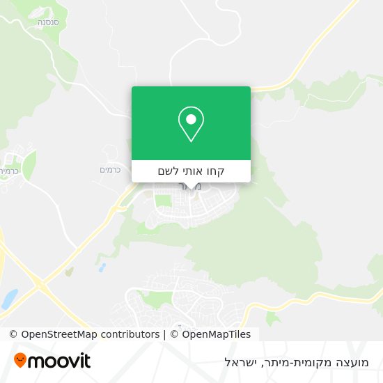מפת מועצה מקומית-מיתר