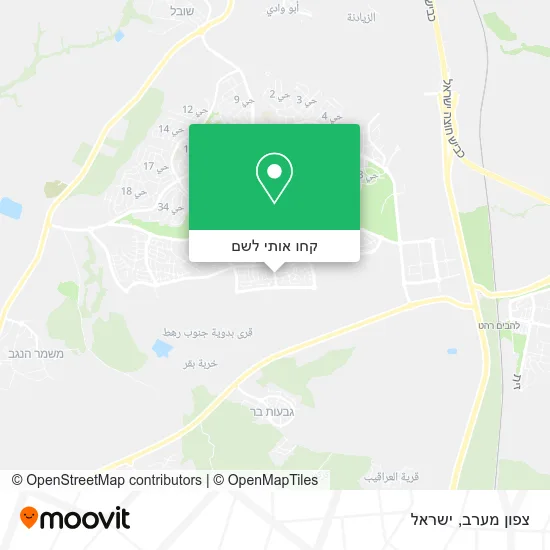 מפת צפון מערב