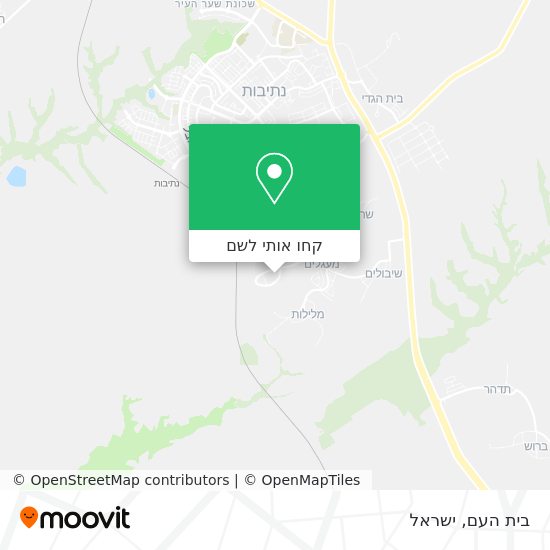 מפת בית העם