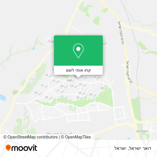 מפת דואר ישראל
