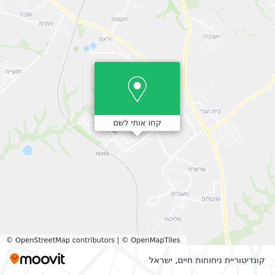 מפת קונדיטוריית ניחוחות חיים