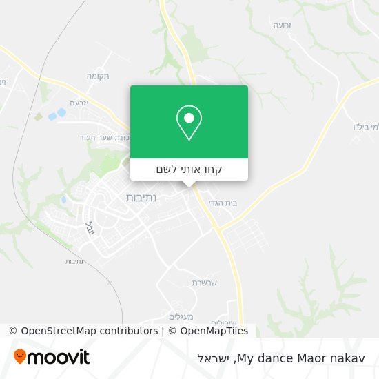 מפת My dance Maor nakav