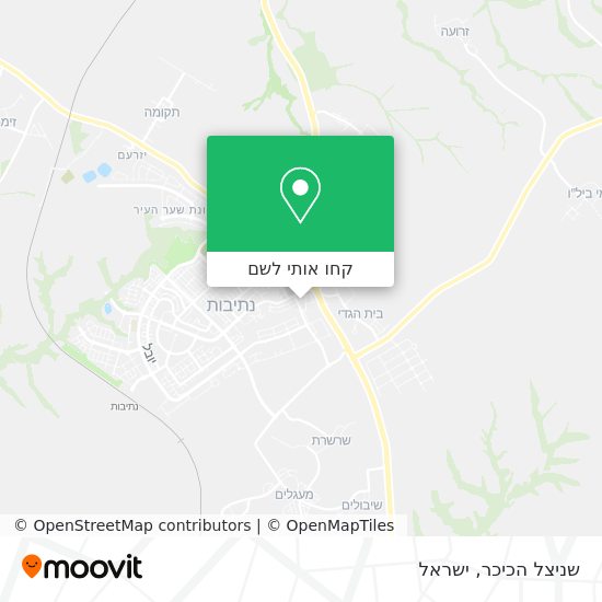 מפת שניצל הכיכר
