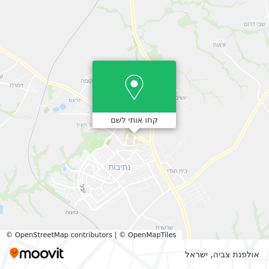 מפת אולפנת צביה
