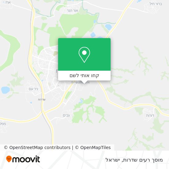 מפת מוסך רעים שדרות