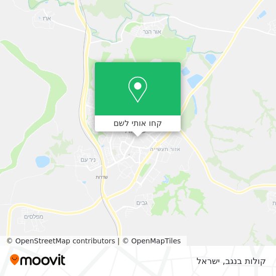 מפת קולות בנגב