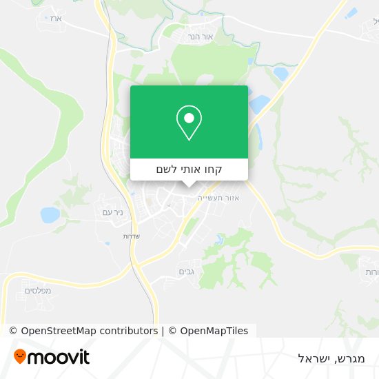 מפת מגרש