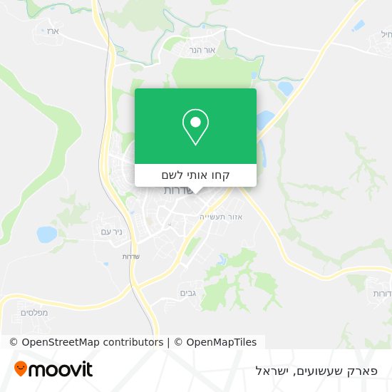 מפת פארק שעשועים