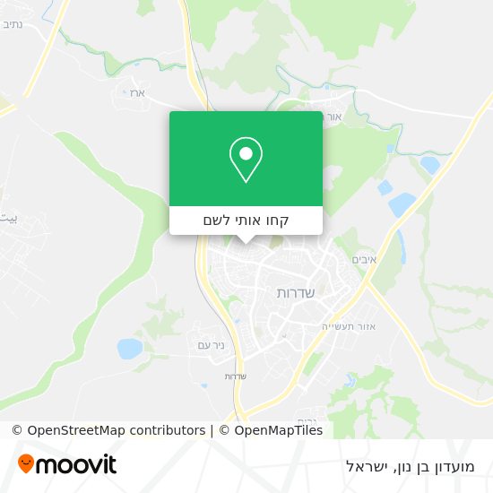 מפת מועדון בן נון