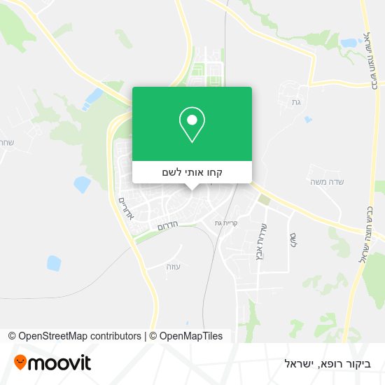 מפת ביקור רופא