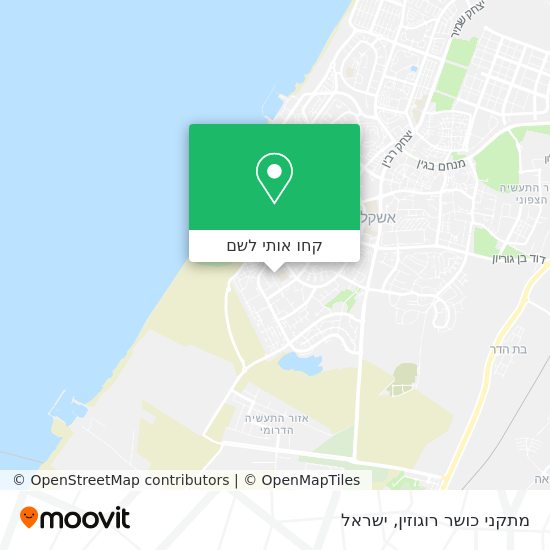 מפת מתקני כושר רוגוזין