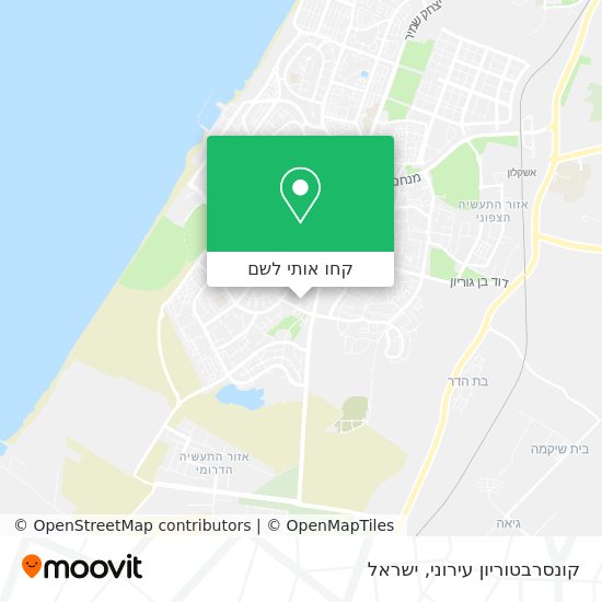 מפת קונסרבטוריון עירוני