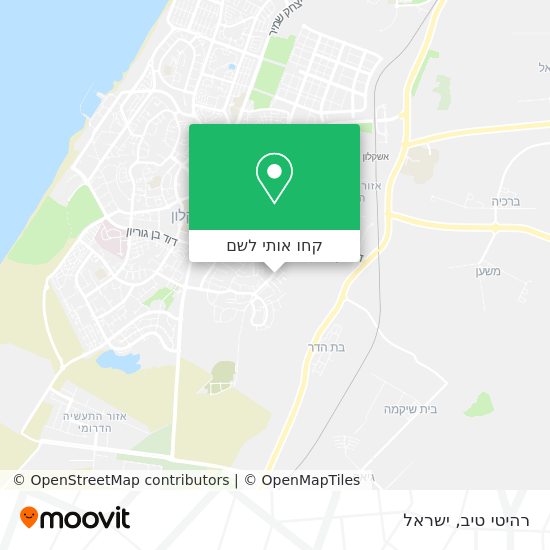 מפת רהיטי טיב