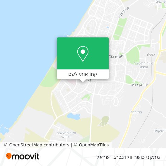 מפת מתקני כושר וולדנברג