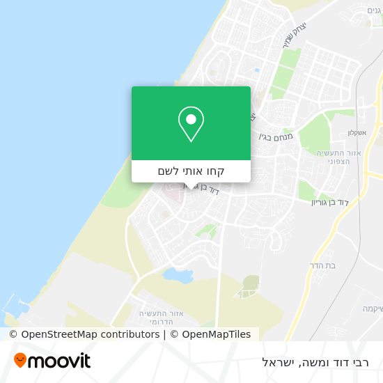 מפת רבי דוד ומשה