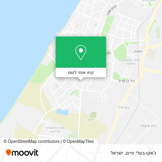 מפת ג'אקו-בעלי חיים