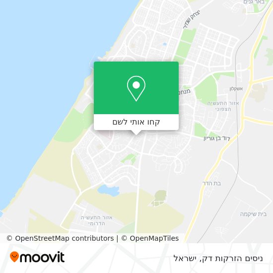 מפת ניסים הזרקות דק