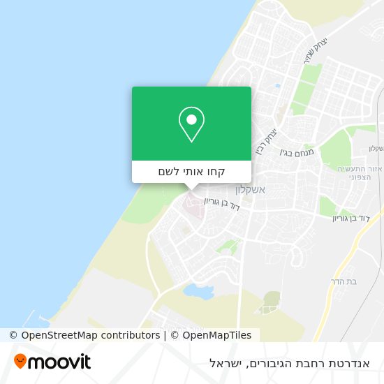 מפת אנדרטת רחבת הגיבורים