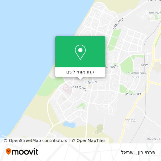 מפת פרחי רון