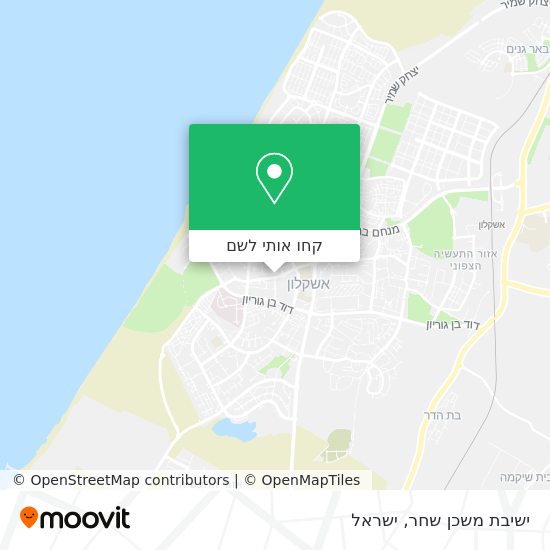מפת ישיבת משכן שחר