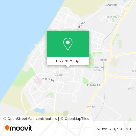 מפת ספורט קפה