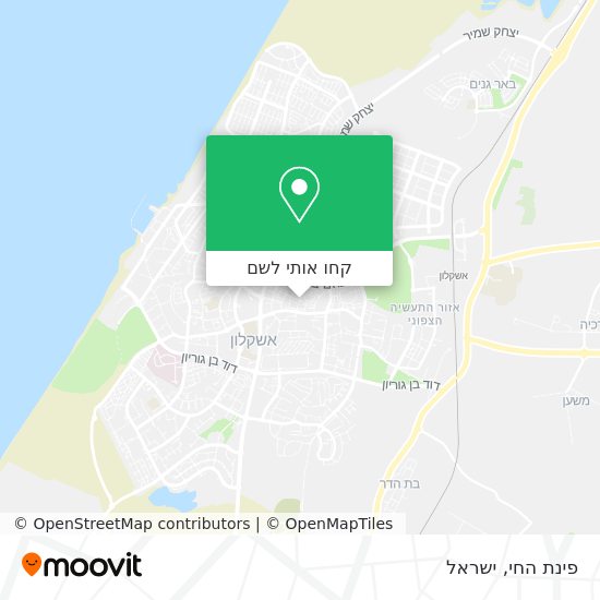 מפת פינת החי