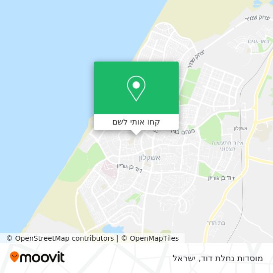 מפת מוסדות נחלת דוד