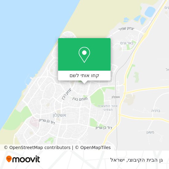 מפת גן הבית הקיבוצי