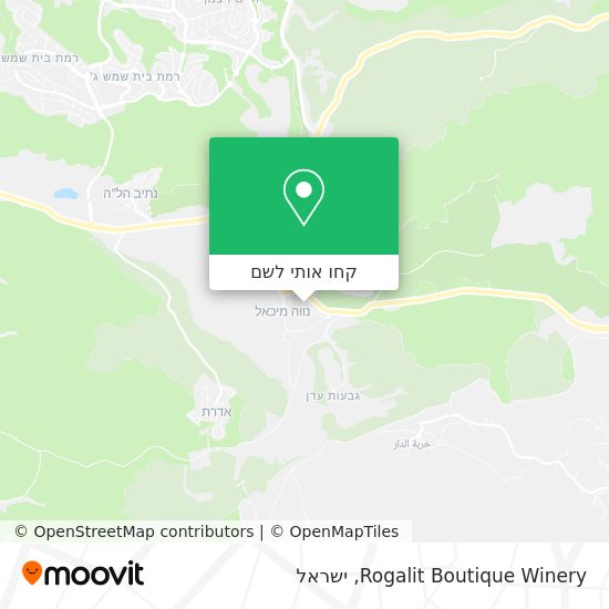 מפת Rogalit Boutique Winery