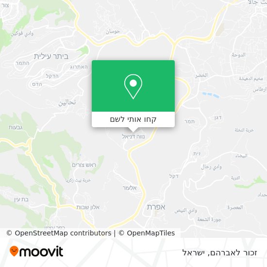 מפת זכור לאברהם