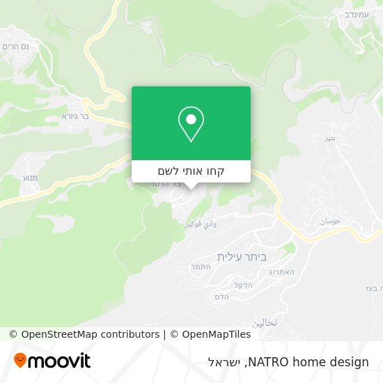מפת NATRO home design
