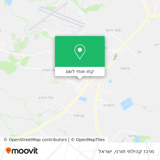 מפת מרכז קהילתי תורני