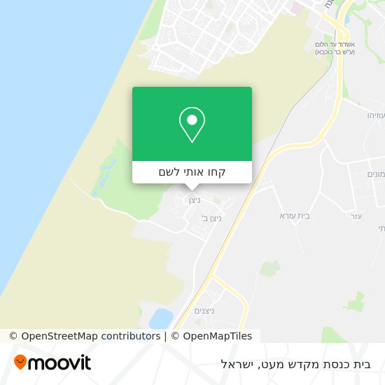 מפת בית כנסת מקדש מעט