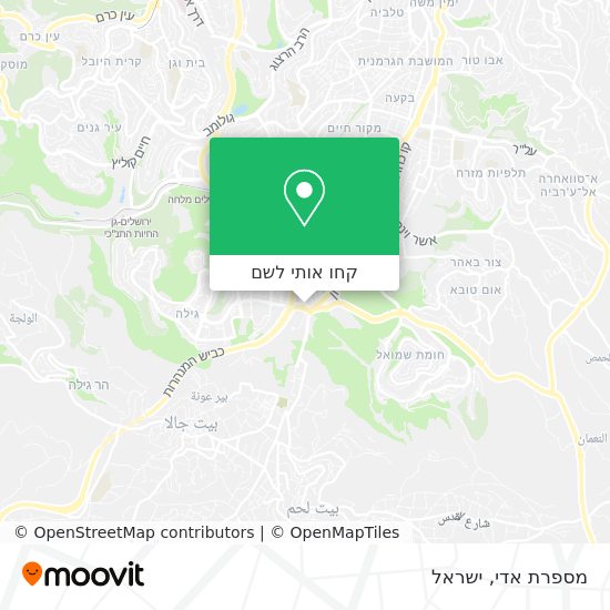 מפת מספרת אדי