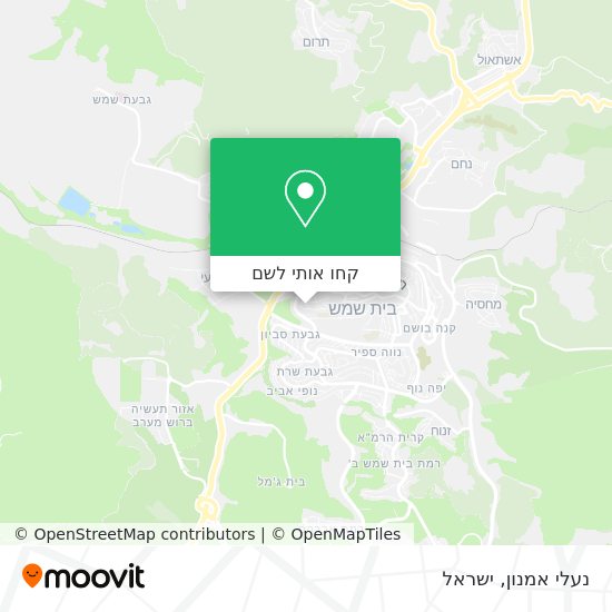 מפת נעלי אמנון