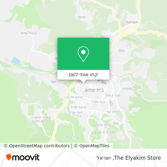 מפת The Elyakim Store