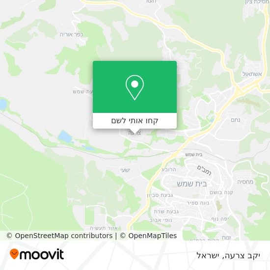 מפת יקב צרעה